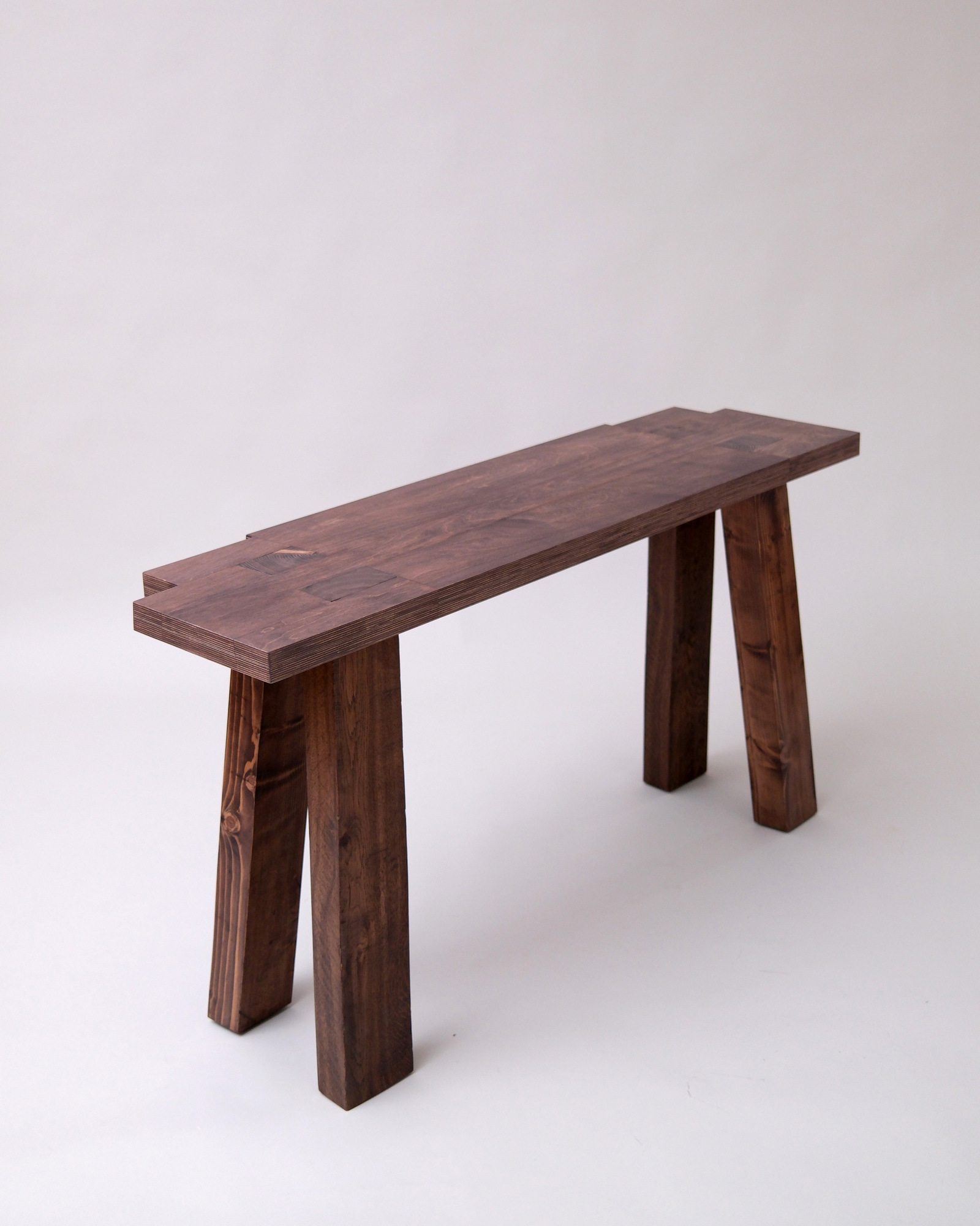Animals Console by Studio Goons, Architectural Reclaimed Wood, Scandinavian Birch Plywood