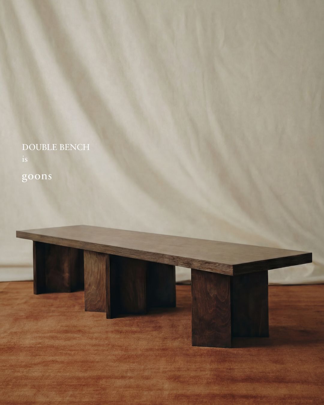 Double Bench by Studio Goons.