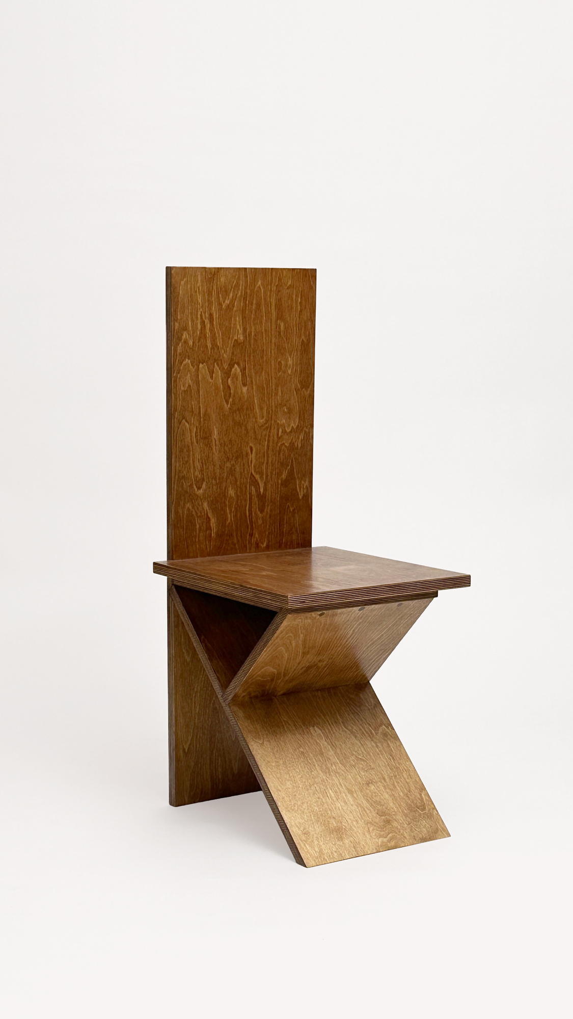Flat Pack Chair by Studio Goons, Scandinavian birch plywood