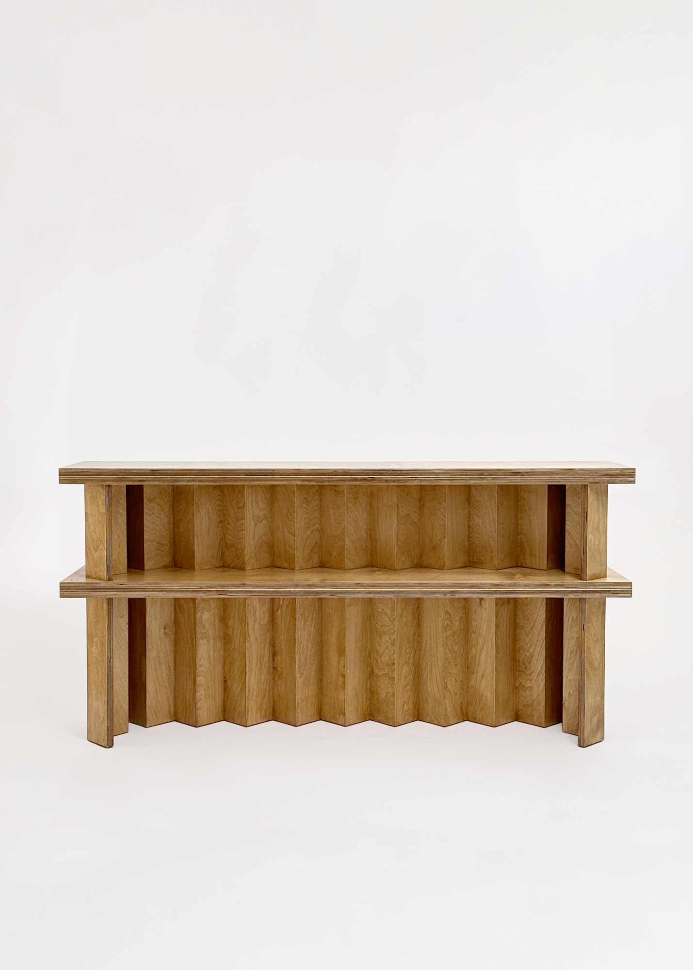Foundation Console by Studio Goons, Scandinavian birch plywood