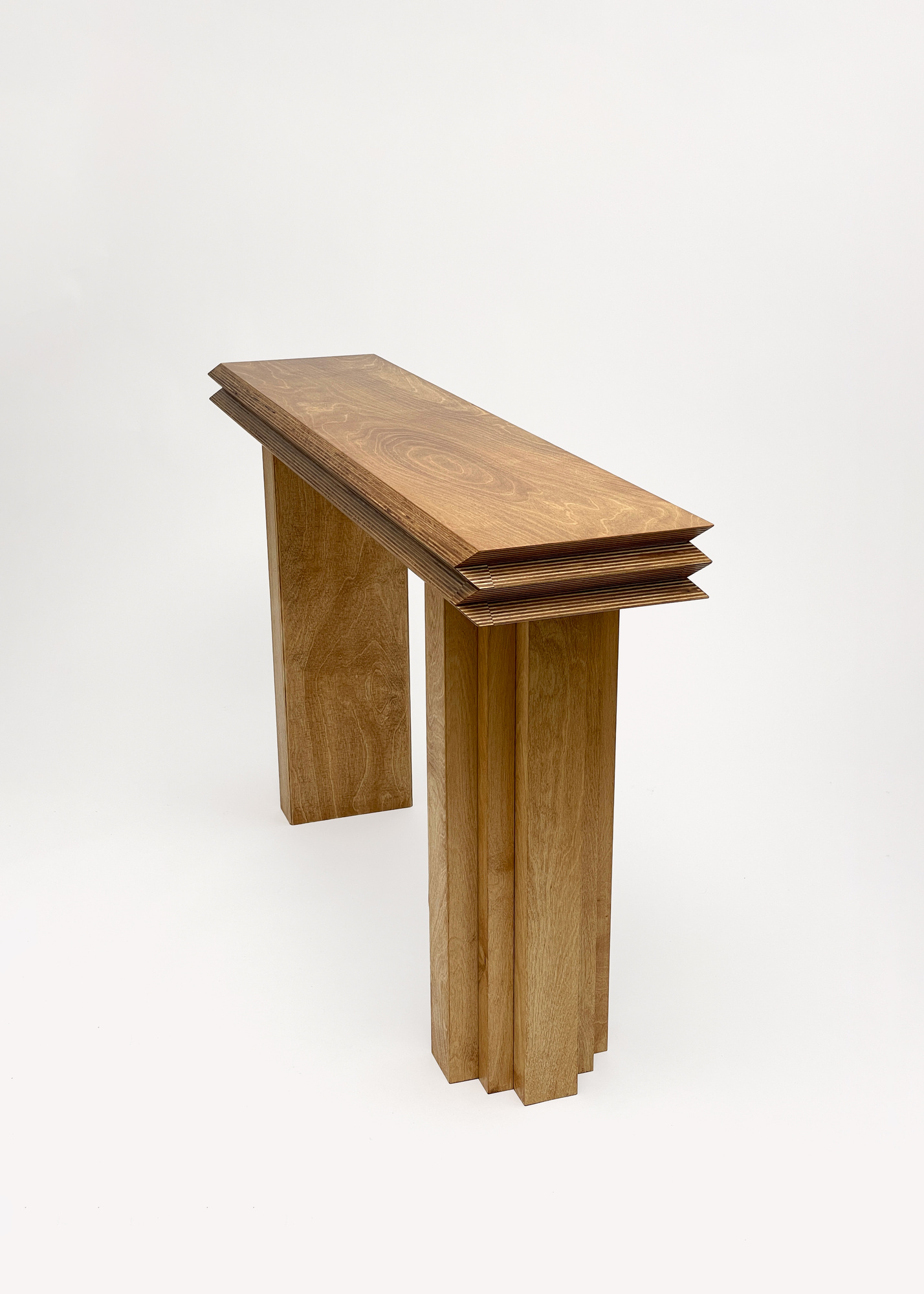 M Console Table by Studio Goons, Scandinavian birch plywood