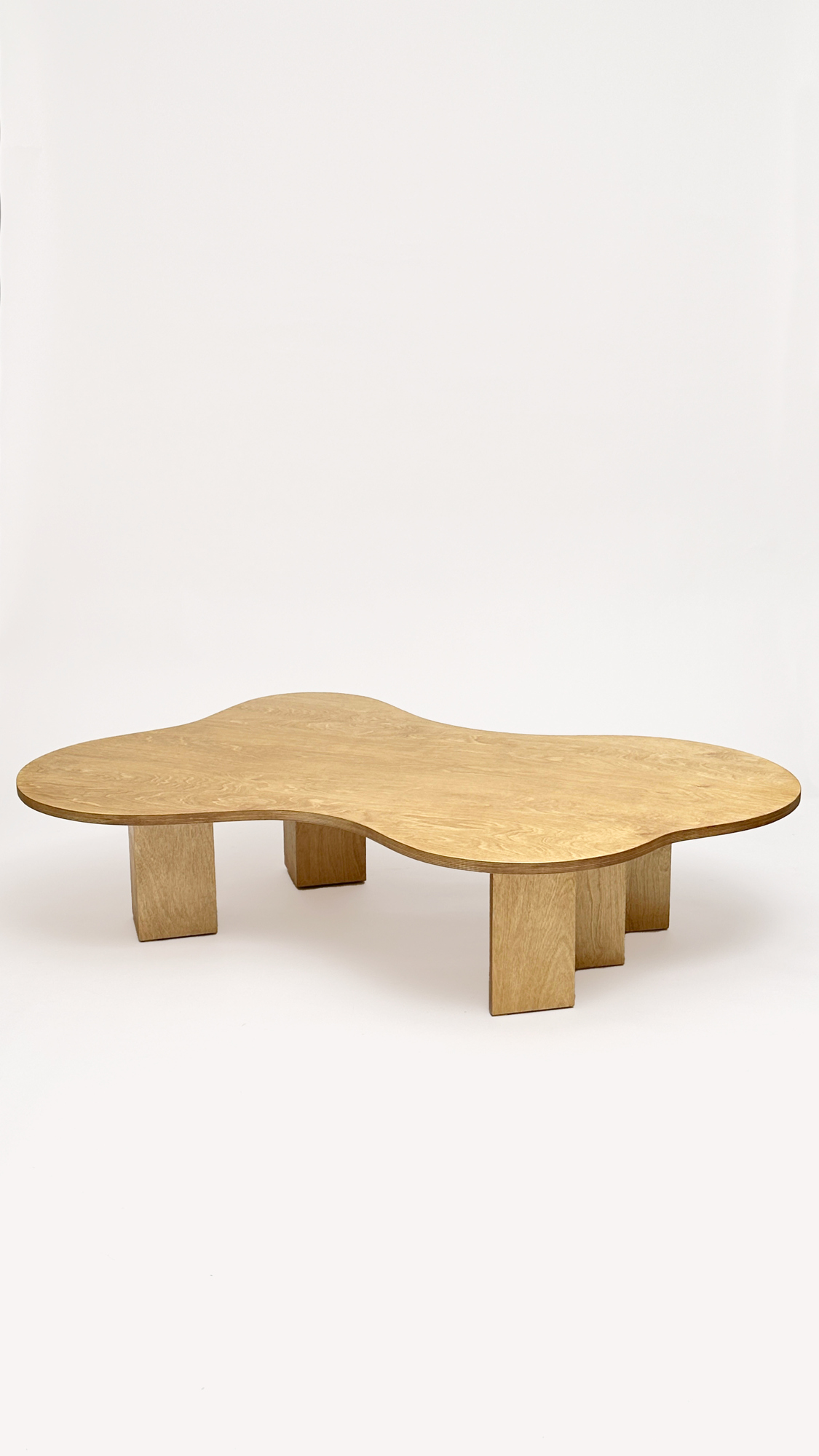Spill Table (Uni) by Studio Goons, Scandinavian birch plywood