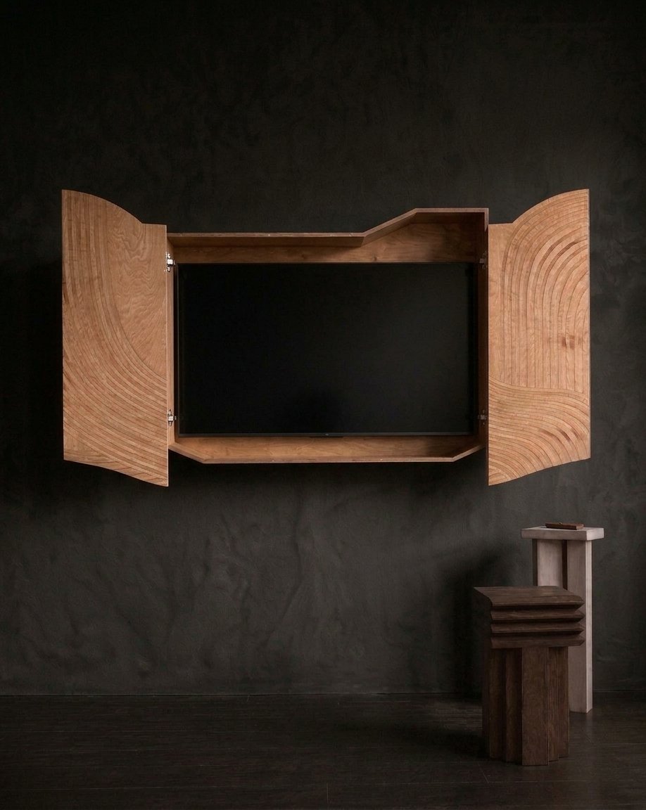 Client Mockup Rendering - Cabinet Open